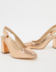 Rosé-gouden trouwschoenen London Rebel