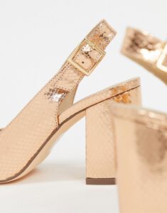Rosé-gouden trouwschoenen London Rebel