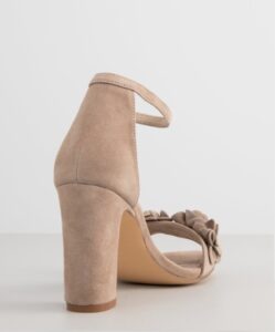 Taupe trouwschoenen Carmela