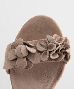 Taupe trouwschoenen Carmela